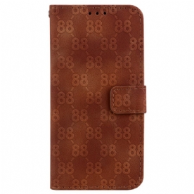 Bescherming Hoesje Realme C55 Design 88 Met Bandje