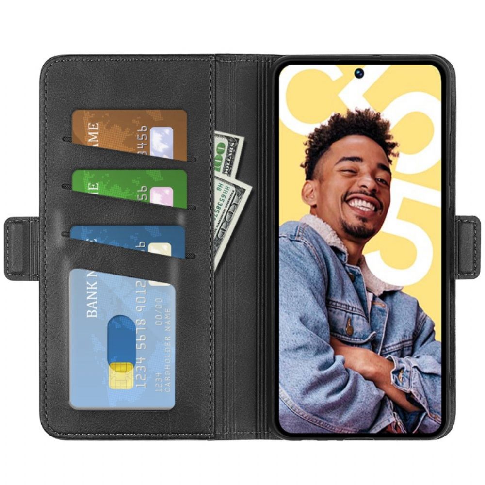 Folio-hoesje Realme C55 Telefoonhoesje Dubbele Sluiting