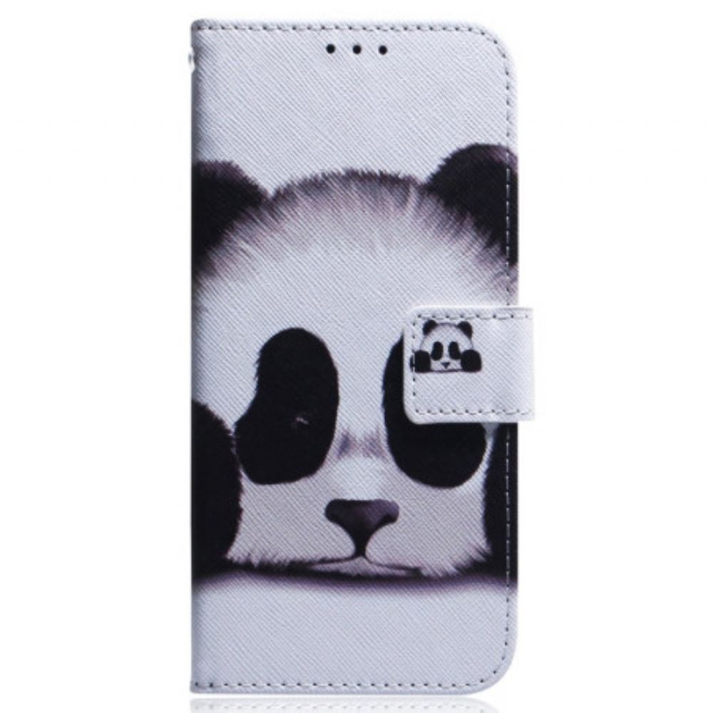 Folio-hoesje Realme C55 Telefoonhoesje Panda