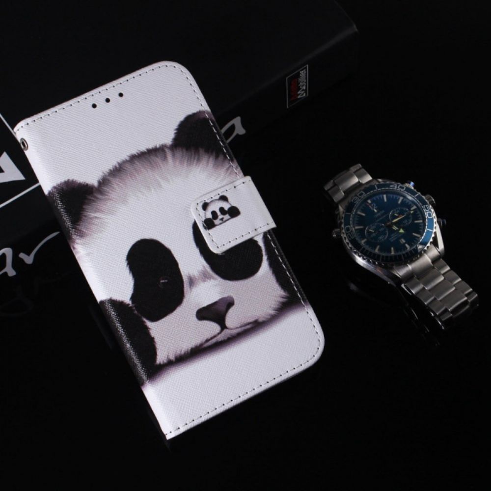 Folio-hoesje Realme C55 Telefoonhoesje Panda