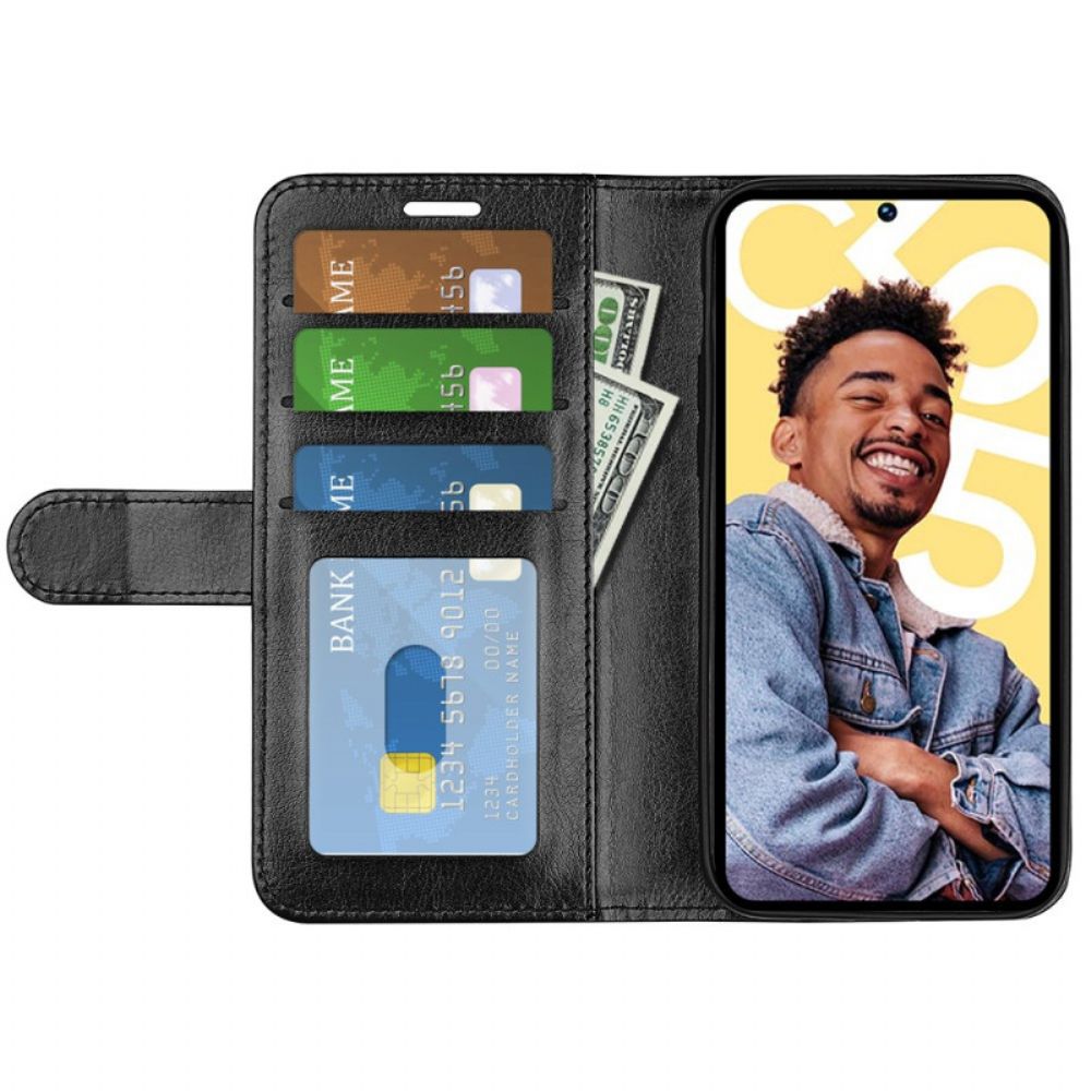 Folio-hoesje Realme C55 Telefoonhoesje Vintage Imitatieleer