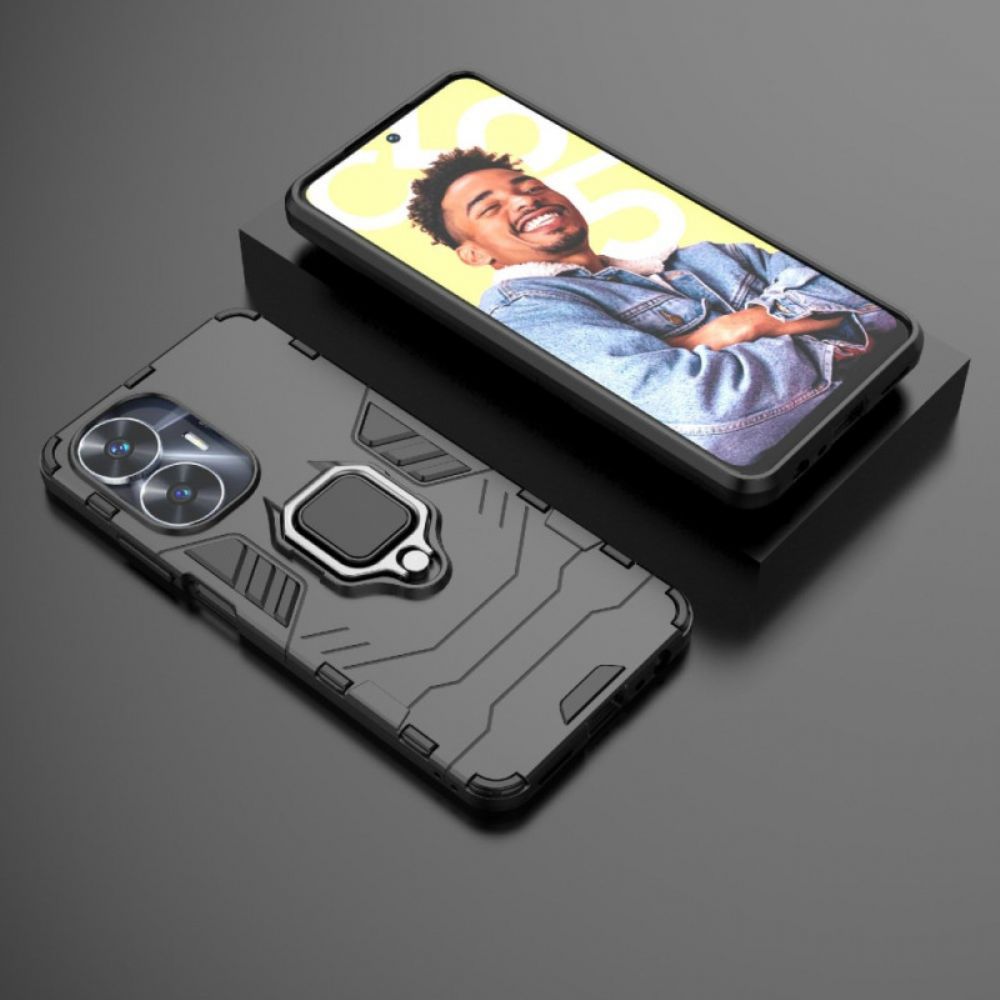 Hoesje Realme C55 Duurzame Ringhouder Bescherming Hoesje