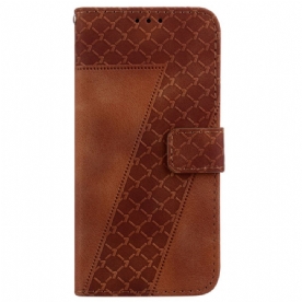 Leren Hoesje Realme C55 Model 7 Met Bandje Bescherming Hoesje