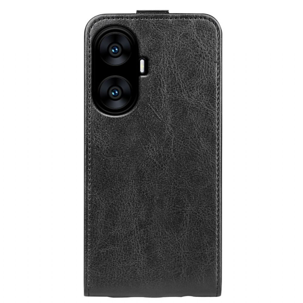 Leren Hoesje Realme C55 Verticale Klep Bescherming Hoesje