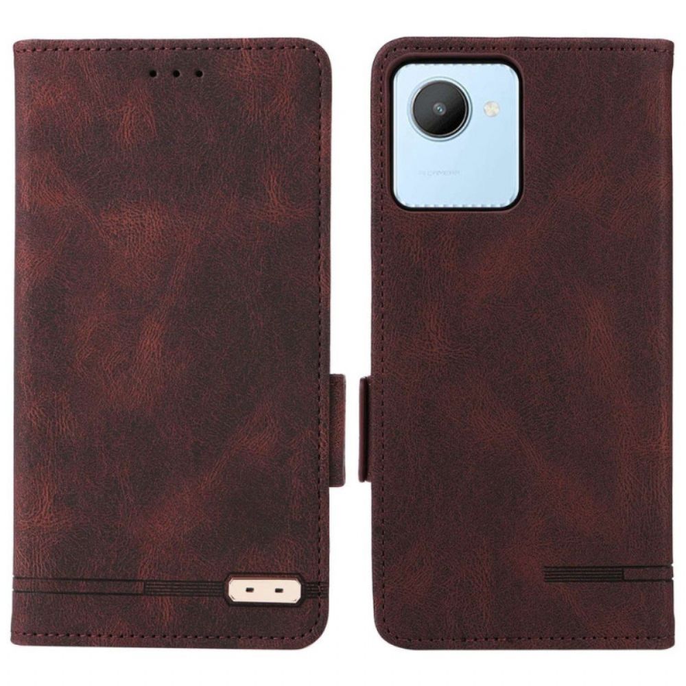 Folio-hoesje voor Realme C30 Hardware-decor