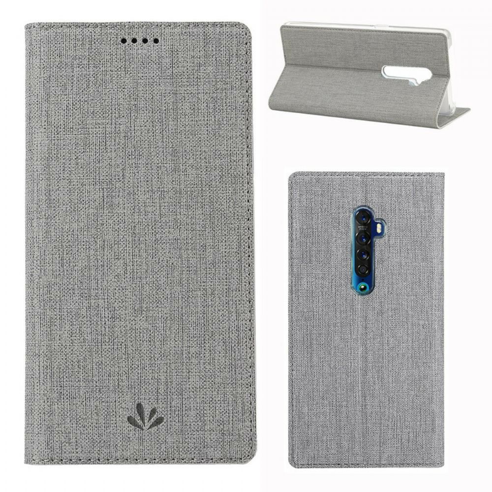 Bescherming Hoesje voor Oppo Reno 2 Folio-hoesje Getextureerd