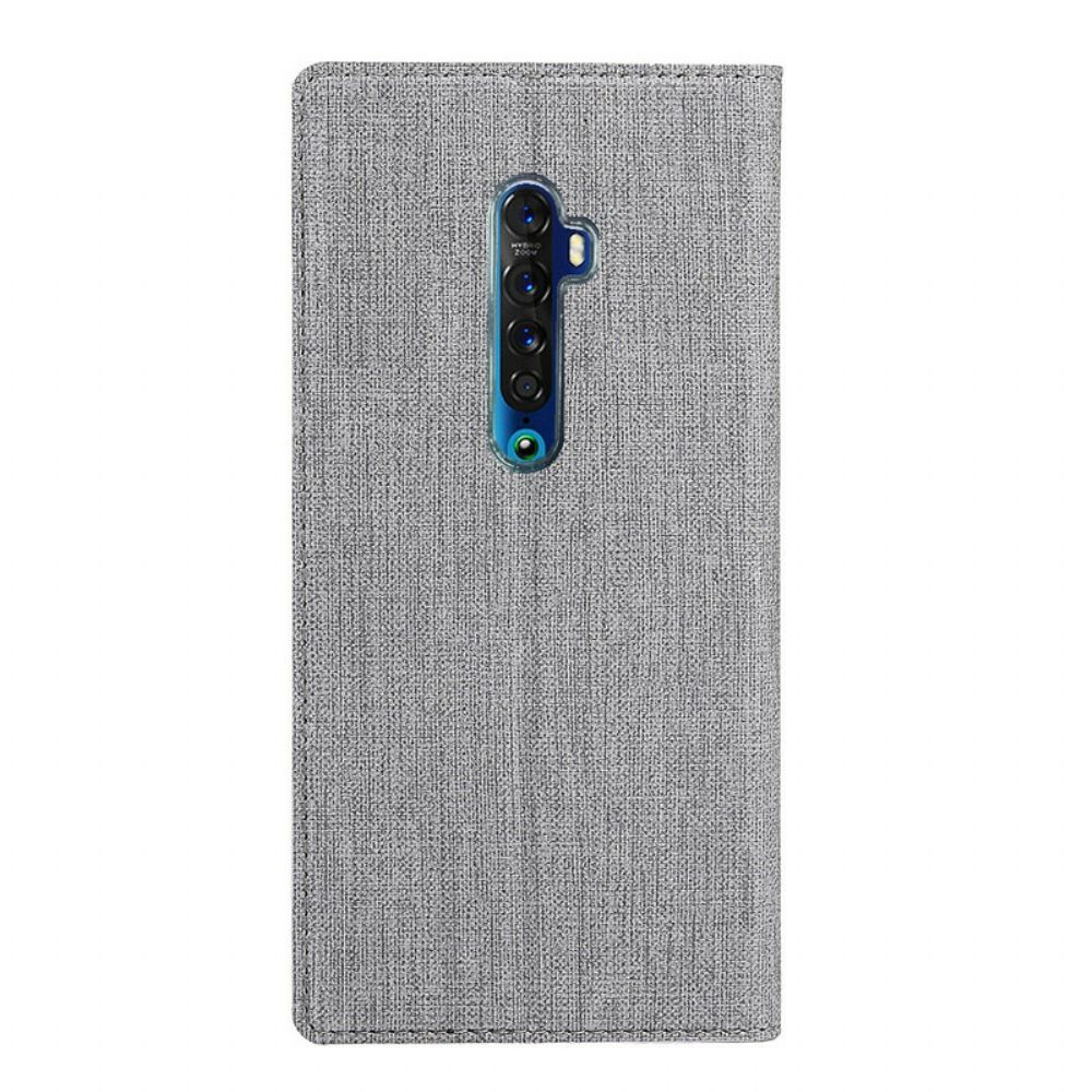Bescherming Hoesje voor Oppo Reno 2 Folio-hoesje Getextureerd