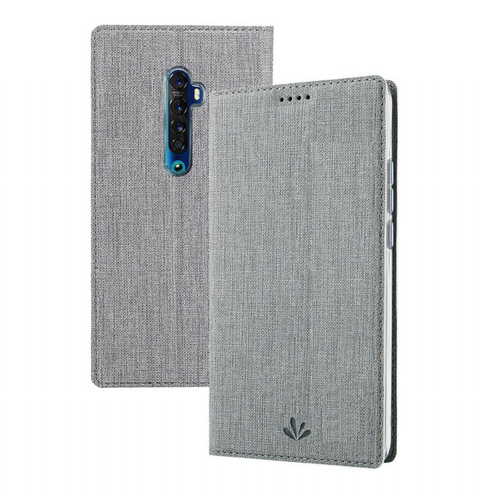 Bescherming Hoesje voor Oppo Reno 2 Folio-hoesje Getextureerd