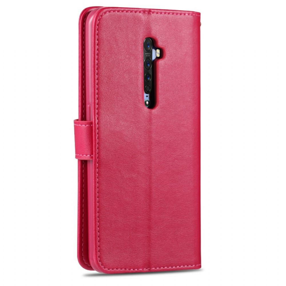 Folio-hoesje voor Oppo Reno 2 Azns Kunstleer