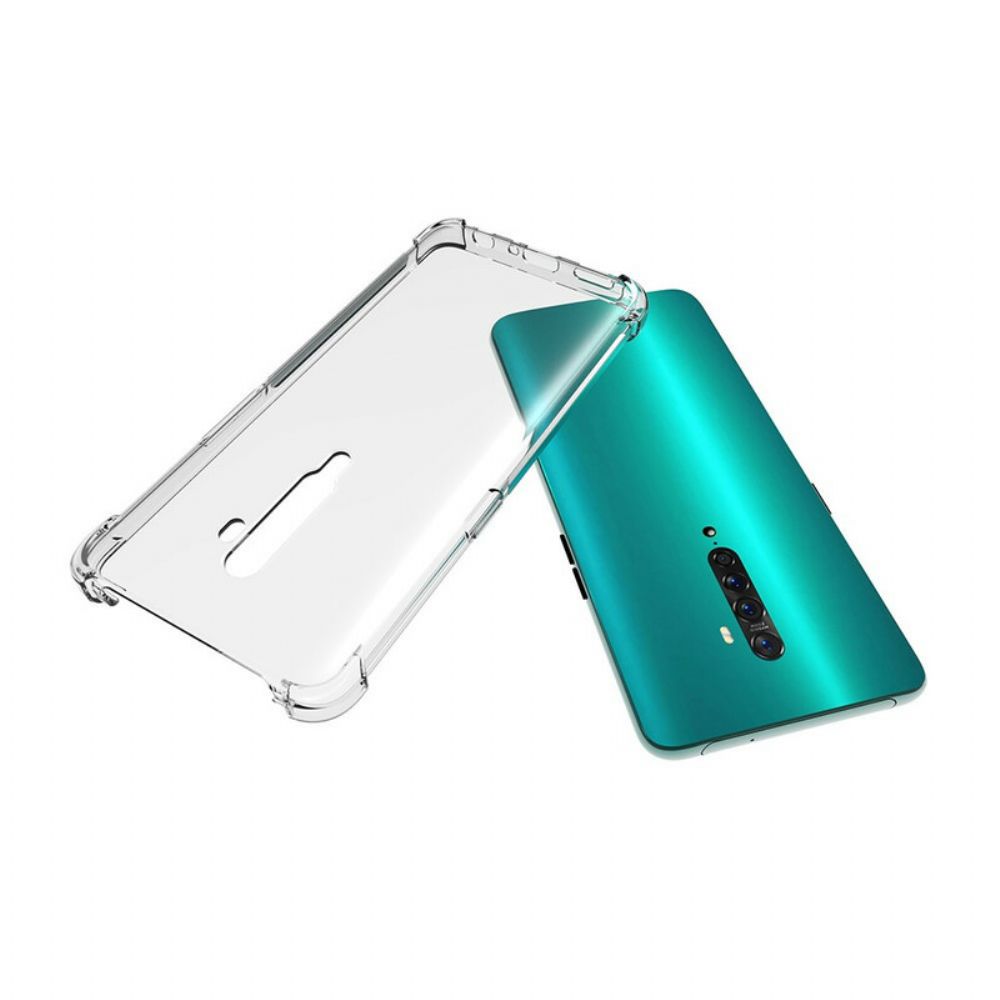 Hoesje voor Oppo Reno 2 Transparante Versterkte Hoeken