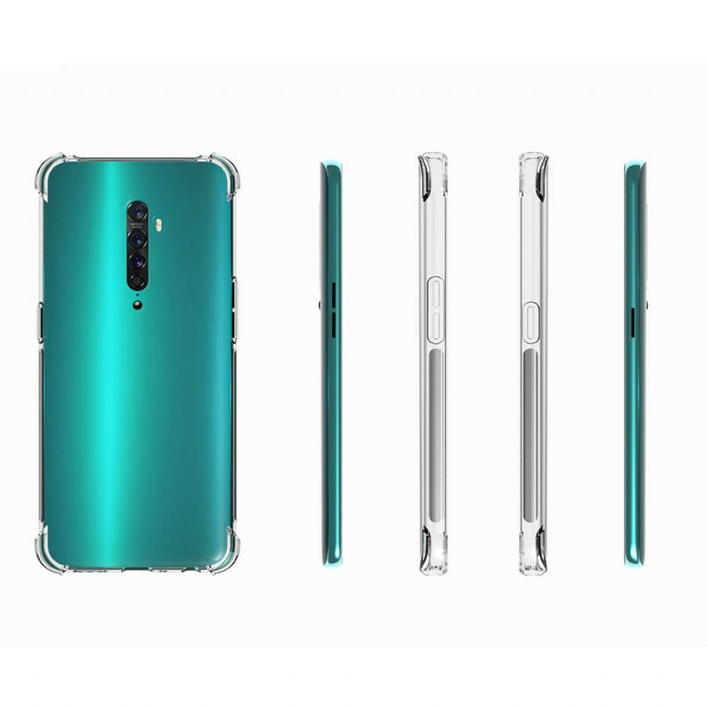 Hoesje voor Oppo Reno 2 Transparante Versterkte Hoeken