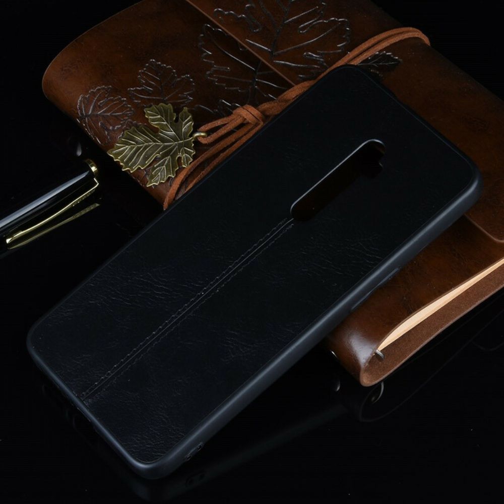 Telefoonhoesje voor Oppo Reno 2 Stijl Lederen Stiksels