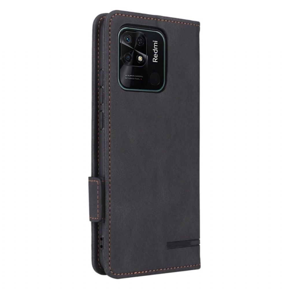 Flip Case voor Xiaomi Redmi 10C Subtiele Elegantie