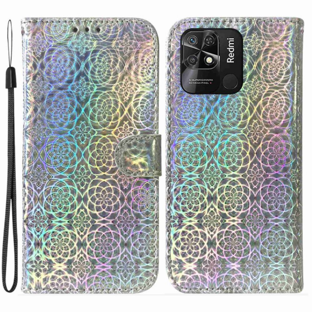 Folio-hoesje voor Xiaomi Redmi 10C Discostijl