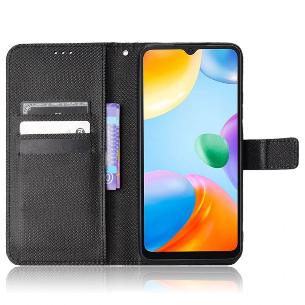 Folio-hoesje voor Xiaomi Redmi 10C Met Ketting Gestileerde Kunstleren Band