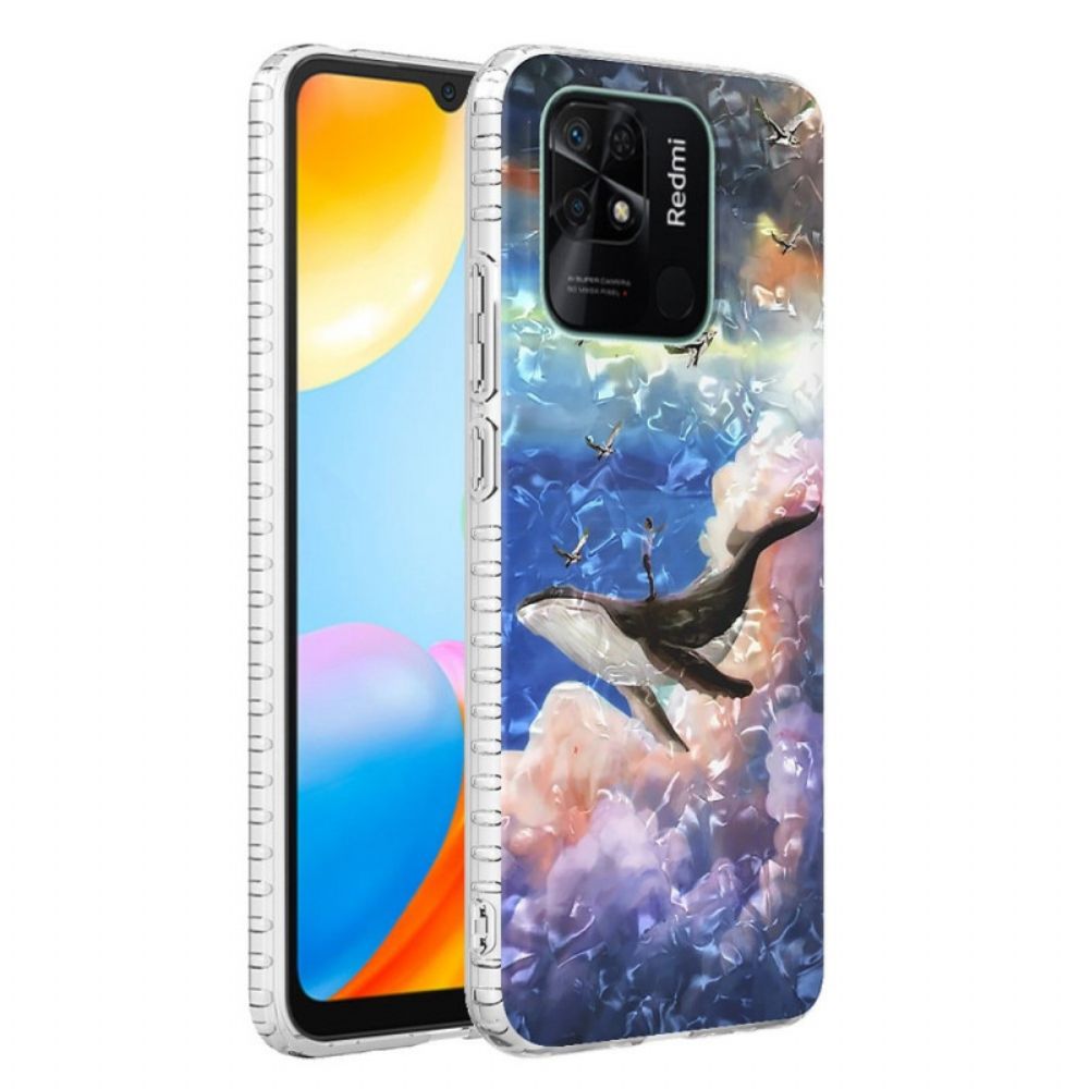 Hoesje voor Xiaomi Redmi 10C Stijlvolle Walvis