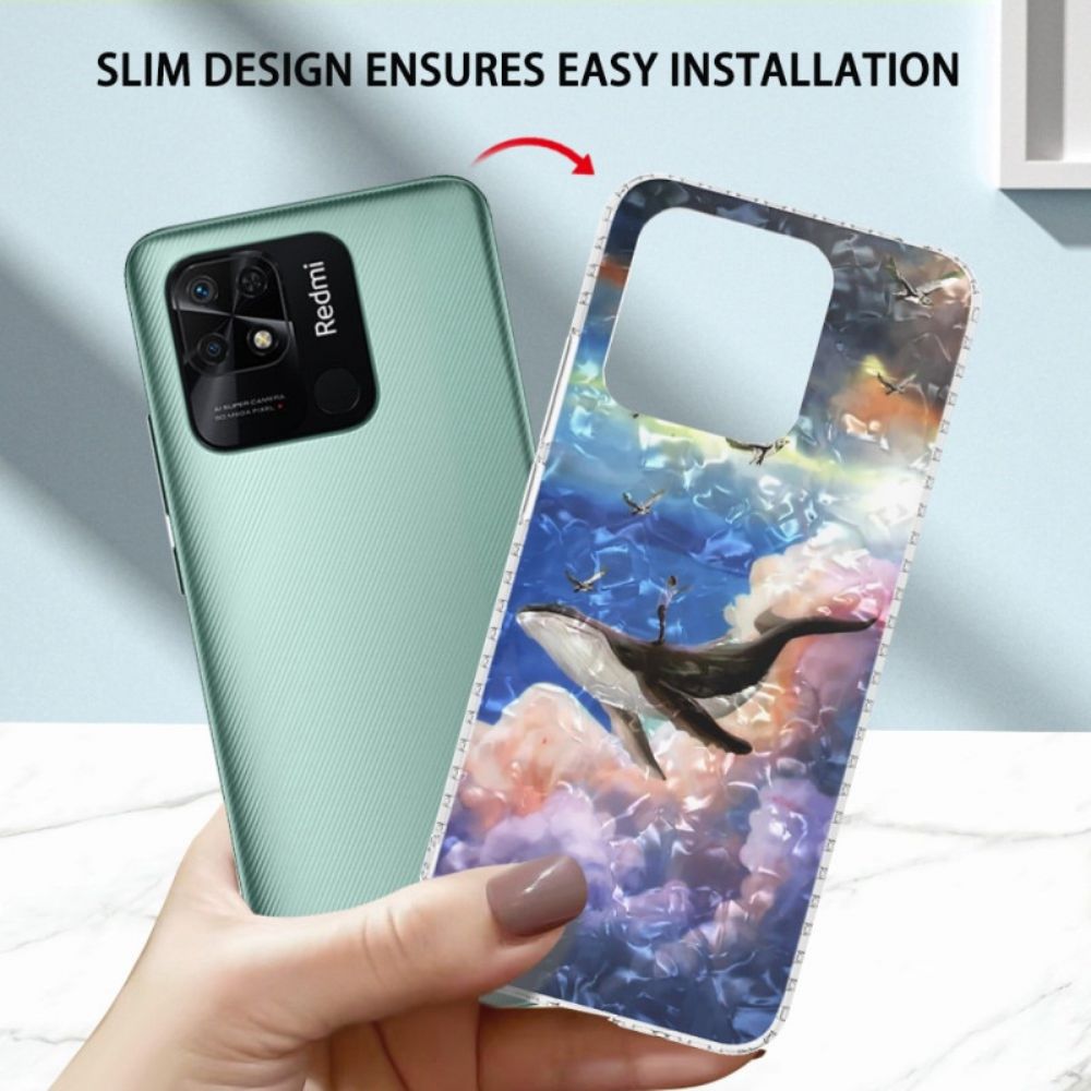 Hoesje voor Xiaomi Redmi 10C Stijlvolle Walvis
