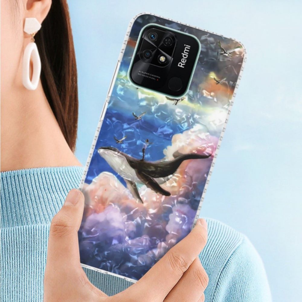 Hoesje voor Xiaomi Redmi 10C Stijlvolle Walvis