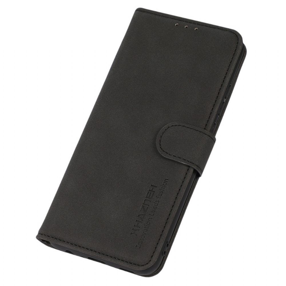 Leren Hoesje voor Xiaomi Redmi 10C Khazneh Mode Leereffect