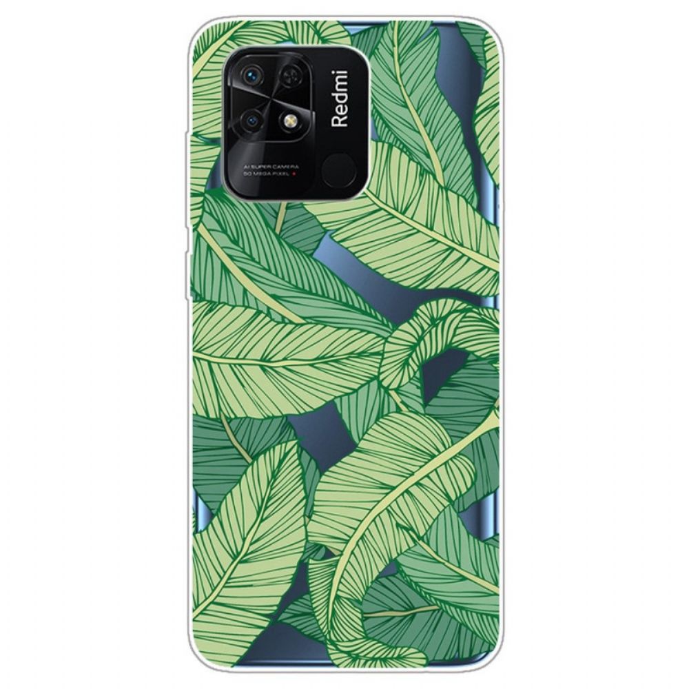 Telefoonhoesje voor Xiaomi Redmi 10C Bladeren