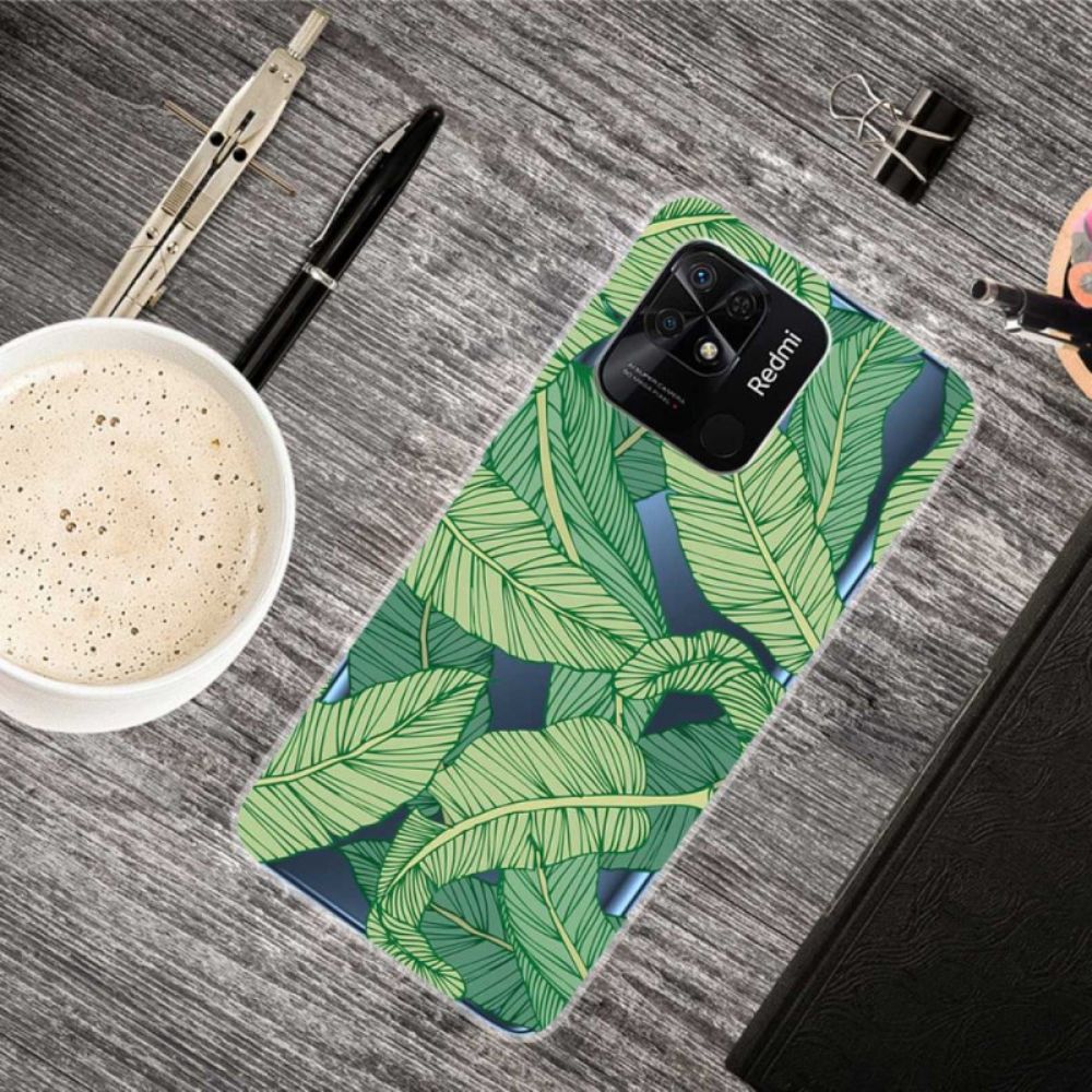 Telefoonhoesje voor Xiaomi Redmi 10C Bladeren