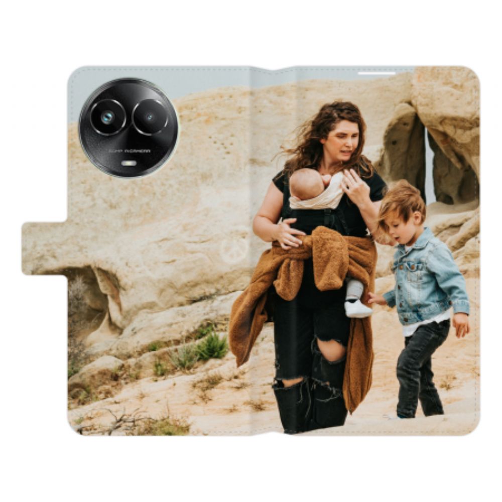 Folio-hoesje Realme C67 Telefoonhoesje Retro