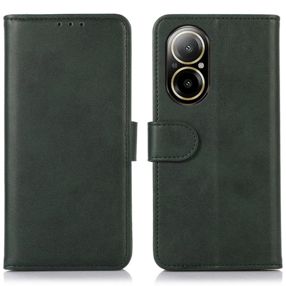 Leren Hoesje Realme C67 Klassiek Imitatieleer