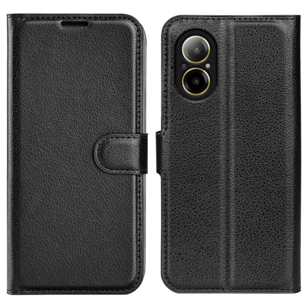 Leren Hoesje Voor Realme C67 Kunstleer Lychee