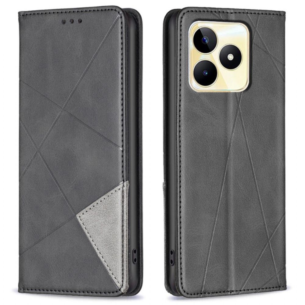 Folio-hoesje Realme C53 Geometrisch Patroon