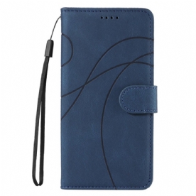 Folio-hoesje Realme C53 Golvende Lijnen