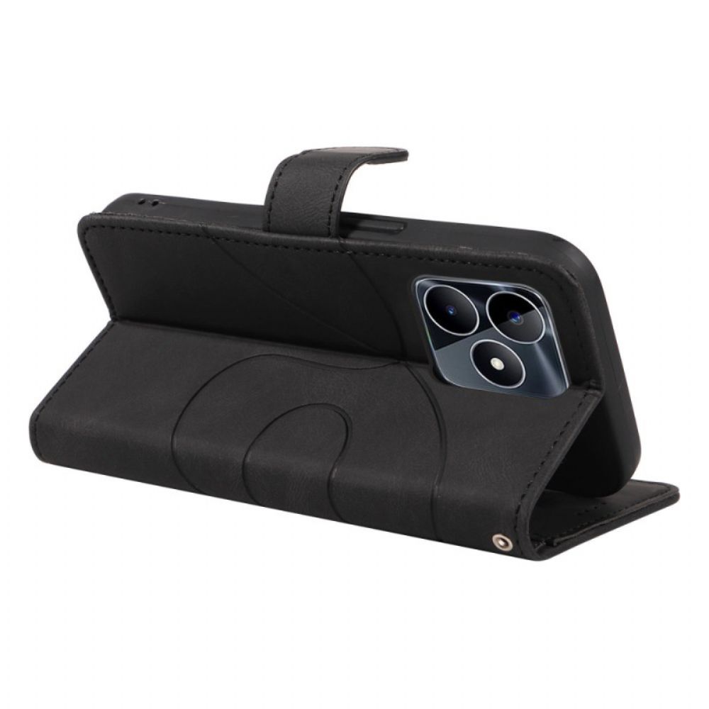 Folio-hoesje Realme C53 Golvende Lijnen