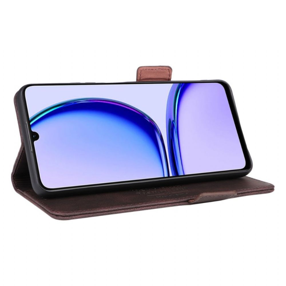 Leren Hoesje Realme C53 Retro Design Bescherming Hoesje