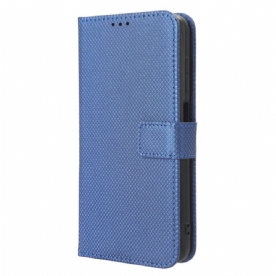 Leren Hoesje Voor Realme C53 Gestructureerd Met Bandje