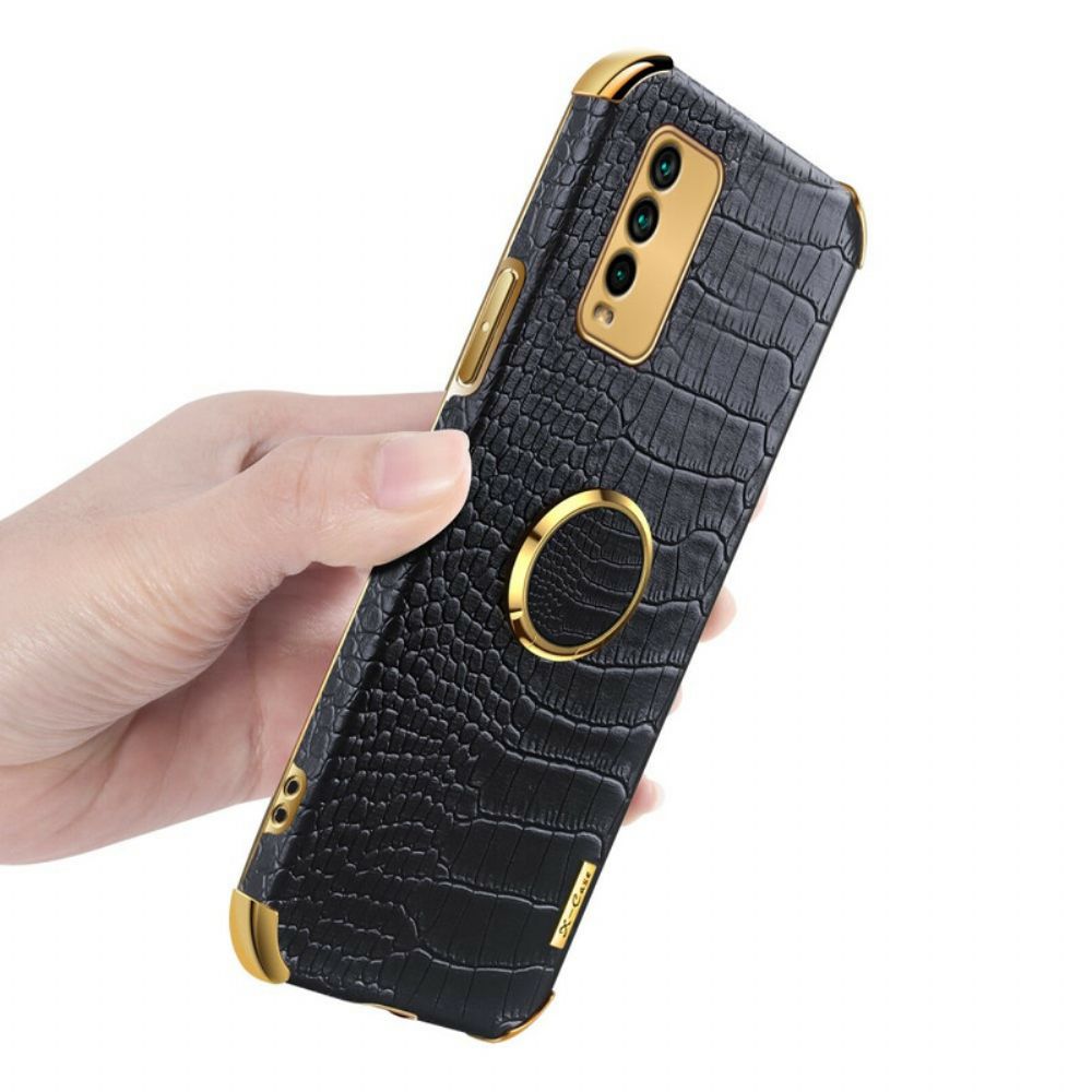 Hoesje voor Xiaomi Redmi 9T X-case Krokodillenleer Effect