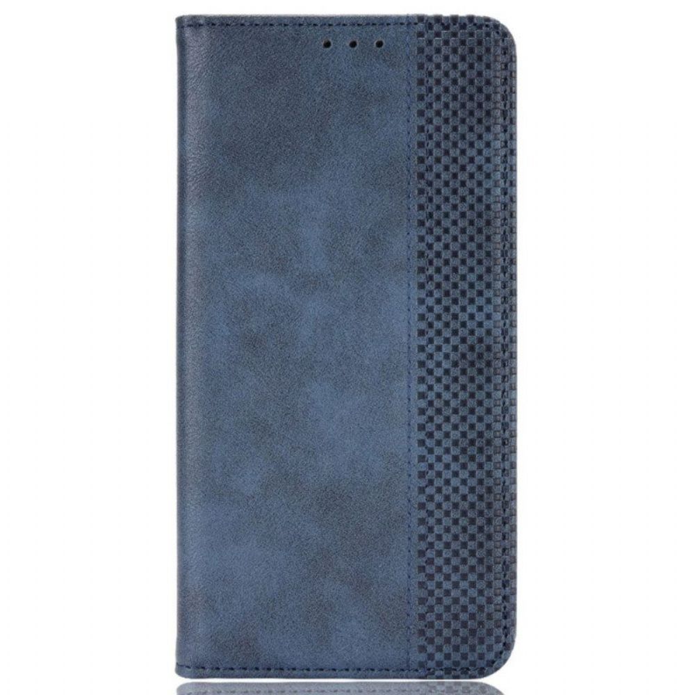 Bescherming Hoesje voor Vivo Y35 Folio-hoesje Stijlvol Kunstleer