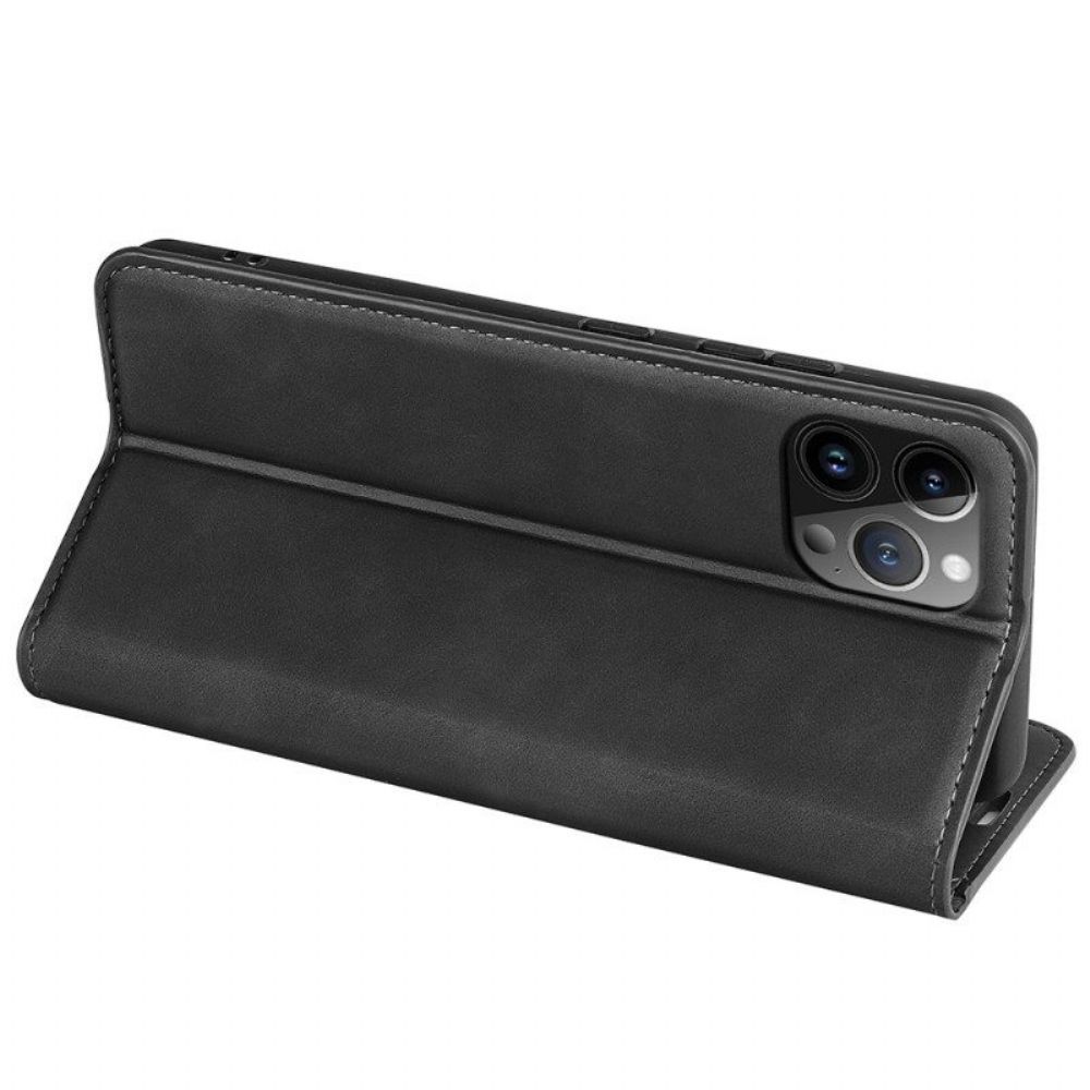 Bescherming Hoesje voor iPhone 15 Pro Folio-hoesje Klassiek