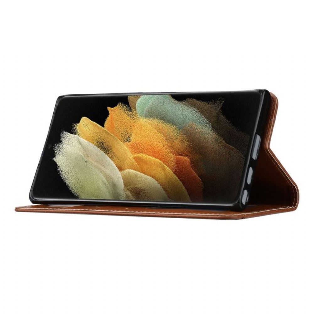 Bescherming Hoesje voor Samsung Galaxy S23 Ultra 5G Folio-hoesje Kaarthouder Van Imitatieleer