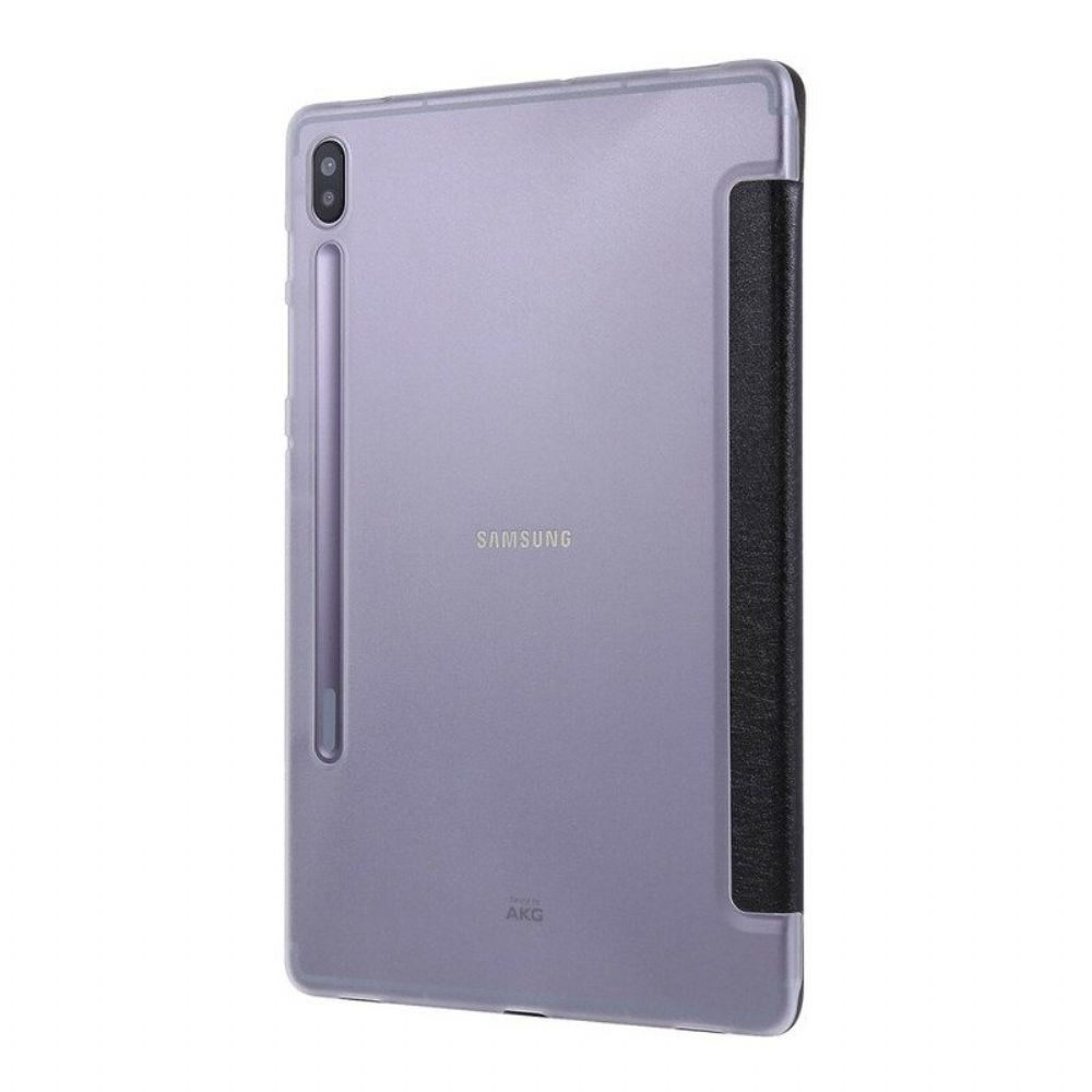 Bescherming Hoesje voor Samsung Galaxy Tab S8 Plus / Tab S7 Plus Zijde Textuur