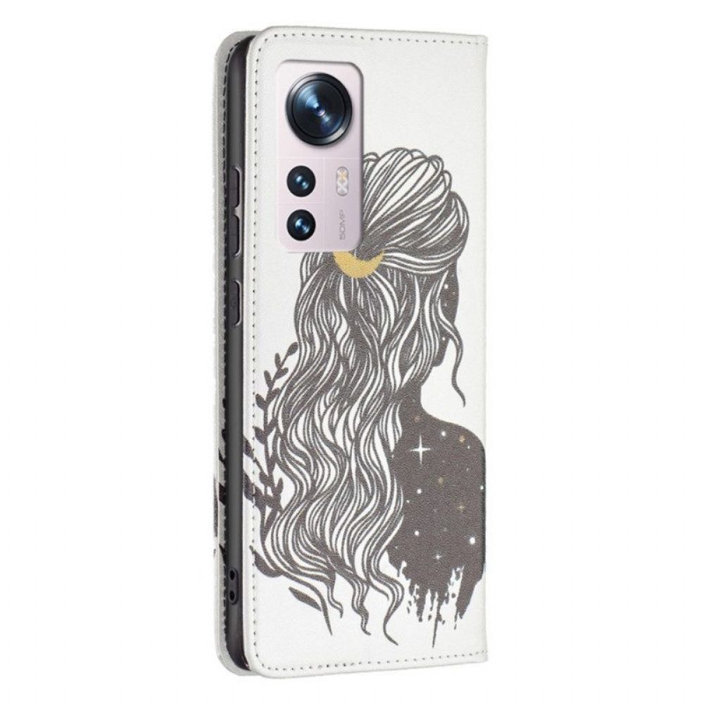 Bescherming Hoesje voor Xiaomi 12 / 12X Folio-hoesje Mooi Haar