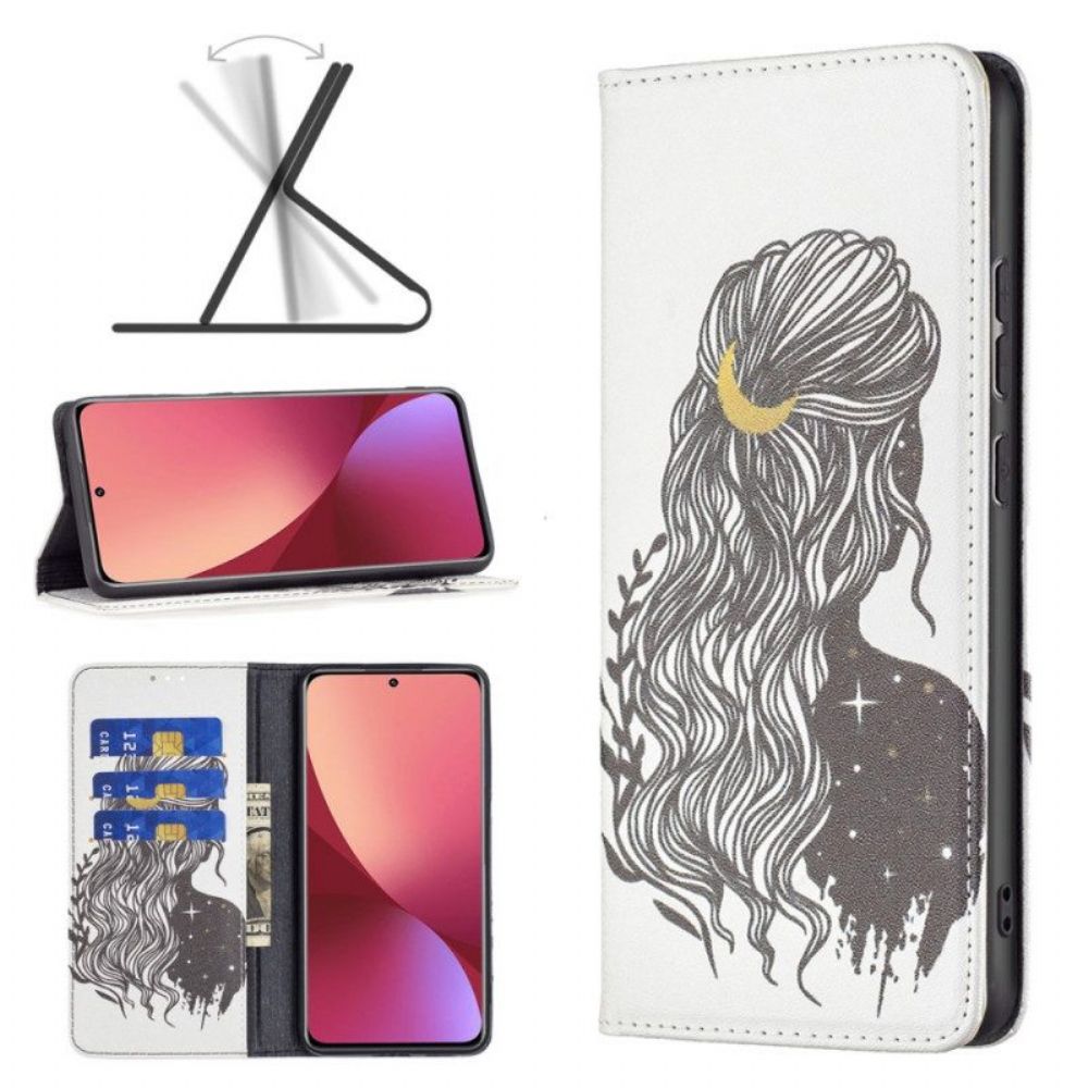 Bescherming Hoesje voor Xiaomi 12 / 12X Folio-hoesje Mooi Haar