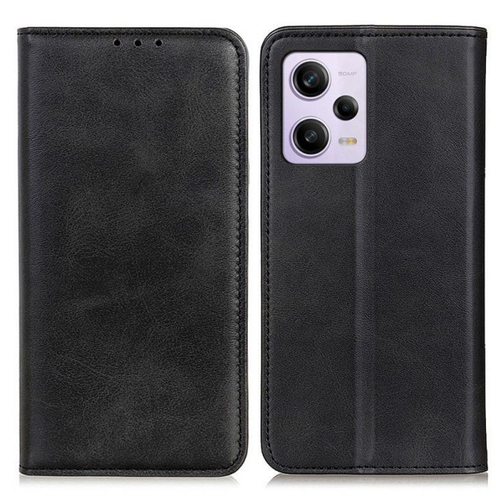 Bescherming Hoesje voor Xiaomi Redmi Note 12 Pro Plus Folio-hoesje Klassiek Splitleer