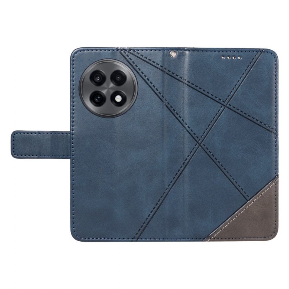 Bescherming Hoesje Oneplus 13r Geometrisch Ontwerp