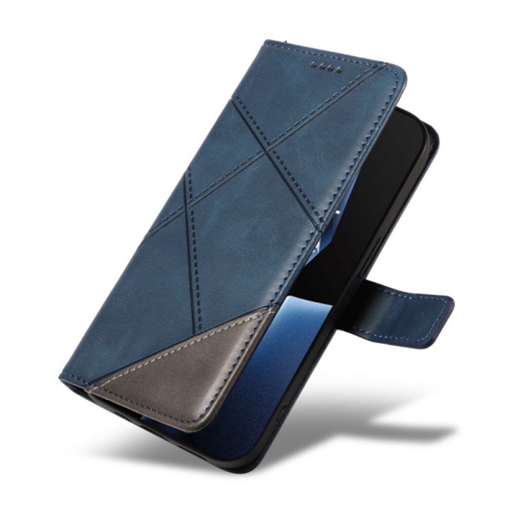 Bescherming Hoesje Oneplus 13r Geometrisch Ontwerp