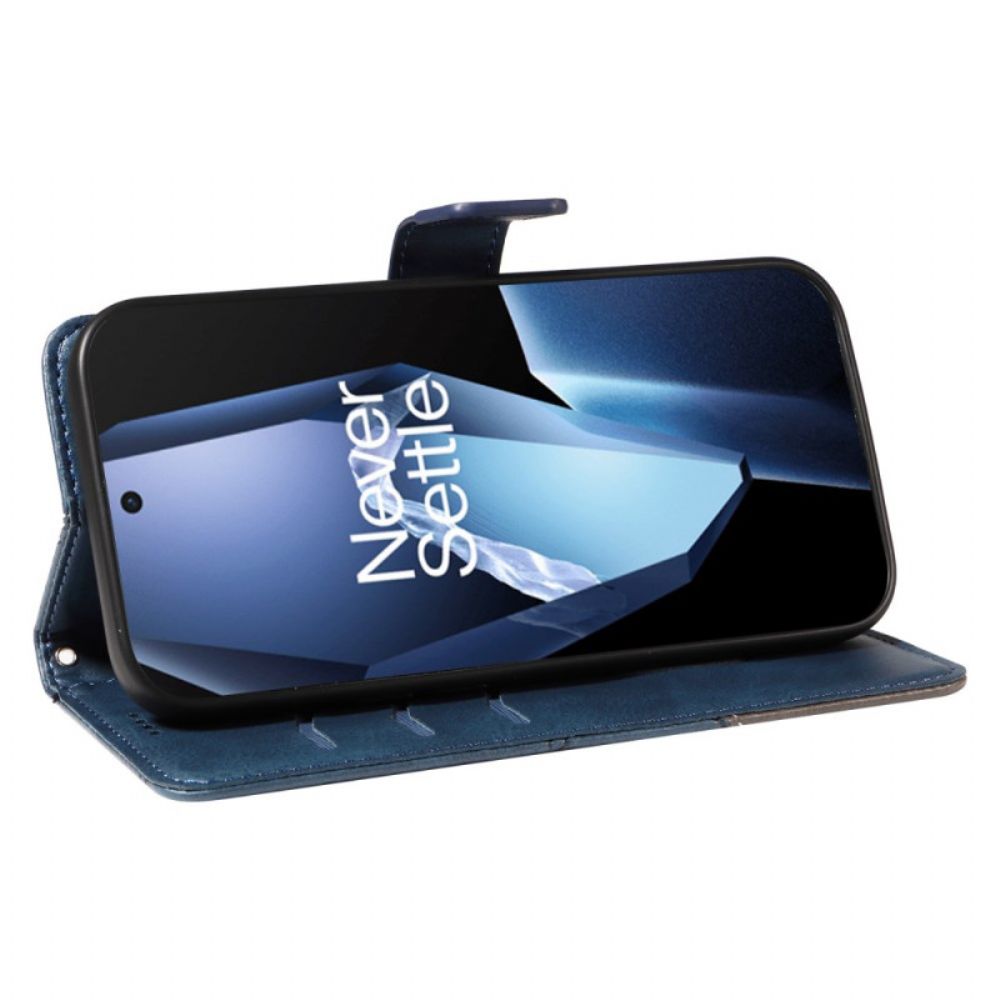 Bescherming Hoesje Oneplus 13r Geometrisch Ontwerp