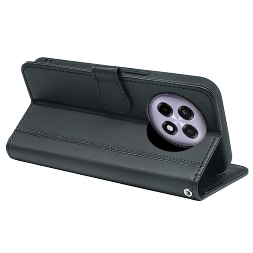 Bescherming Hoesje Oneplus 13r Portemonnee Met Bandje Met Dubbele Kaarthouder