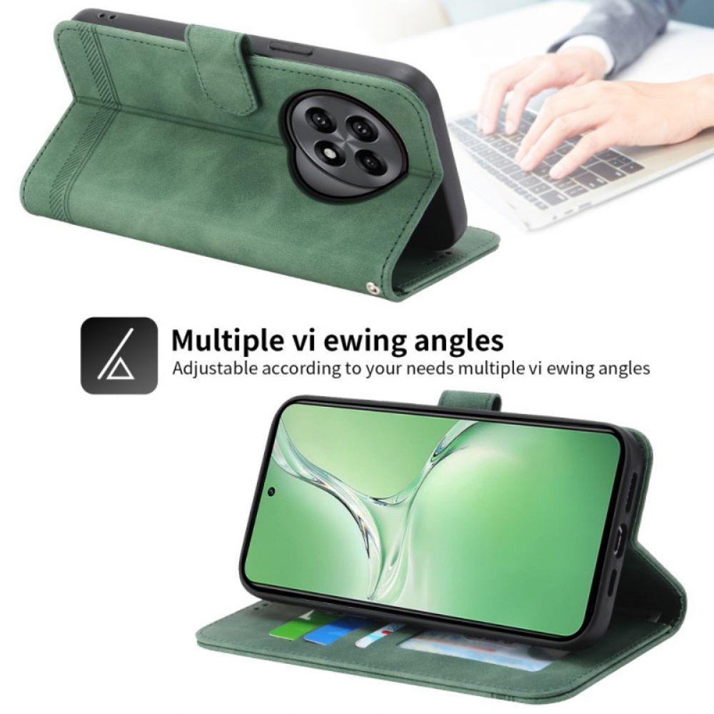 Flip Case Leren Oneplus 13r Dierfeng