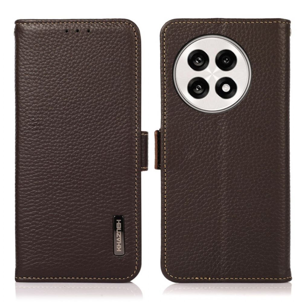 Folio-hoesje Oneplus 13r Khazneh Leer Rfid-bescherming