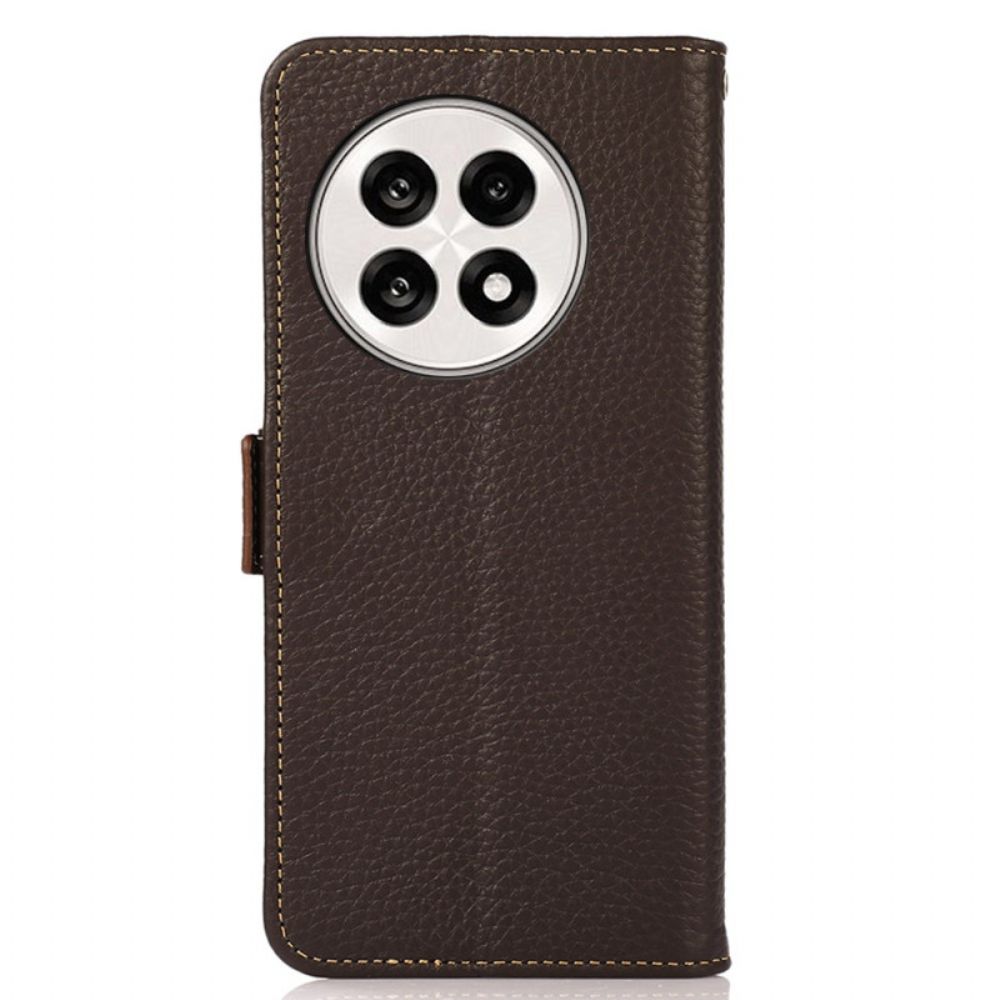 Folio-hoesje Oneplus 13r Khazneh Leer Rfid-bescherming