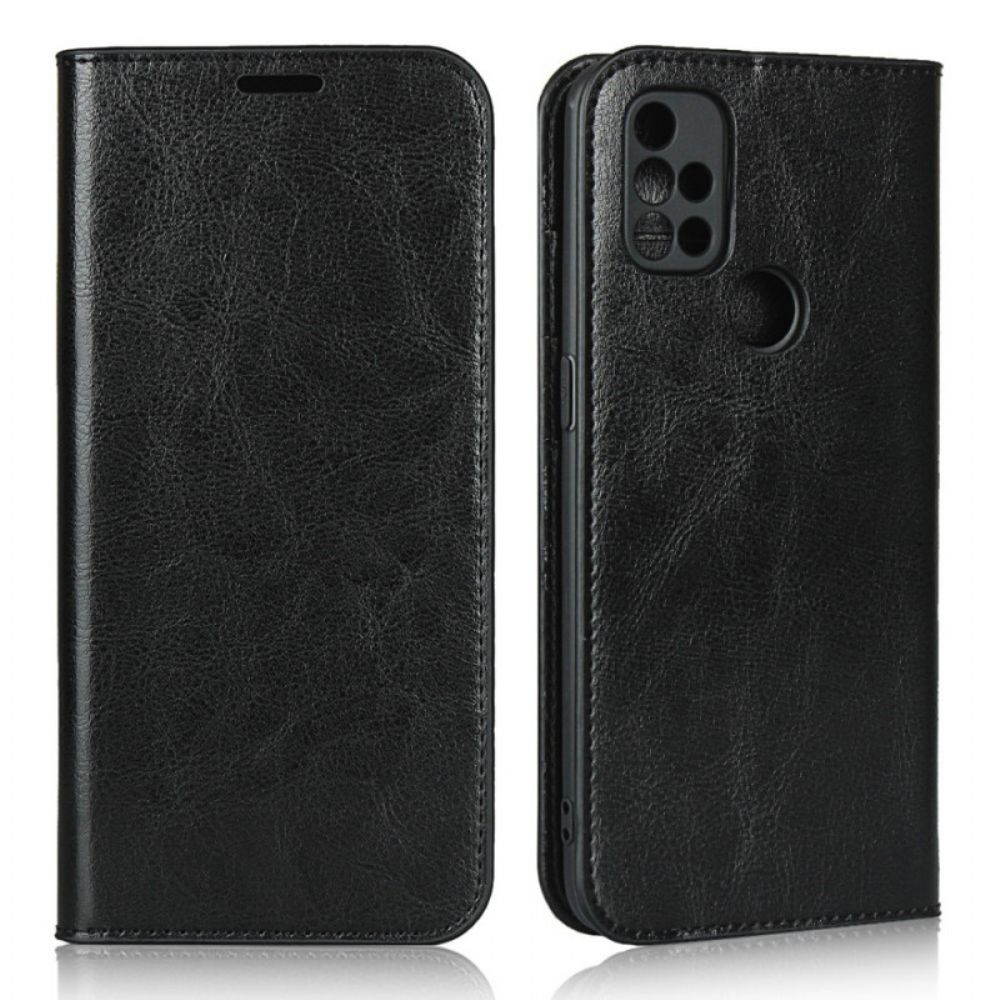 Bescherming Hoesje voor OnePlus Nord N10 Folio-hoesje Echt Leer