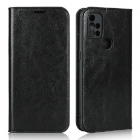 Bescherming Hoesje voor OnePlus Nord N10 Folio-hoesje Echt Leer